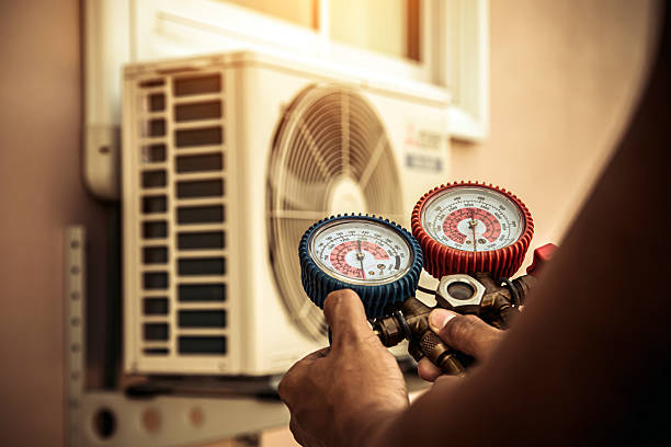 Professional Heat Pump Repair technician working in Knightdale, NC